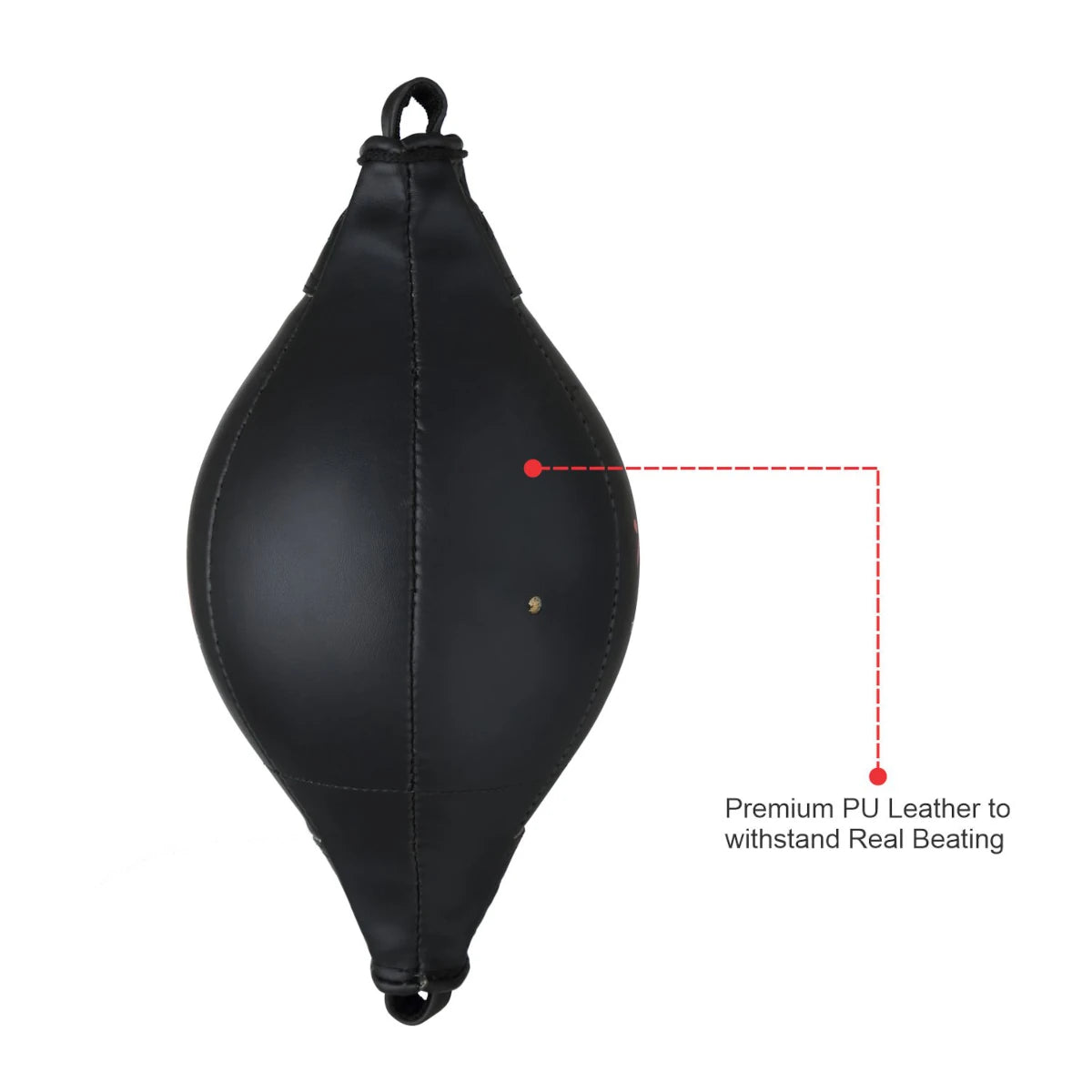Titan Strikes double end bags for boxing constructed with Premium PU Leather