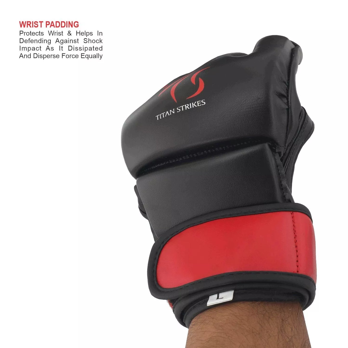 Titan Strikes ufc mma gloves with wrist padding for comfort and absorb shocks