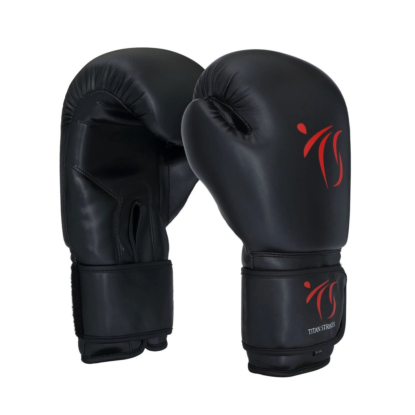 Sparring Boxing gloves black with Titan Strikes logo