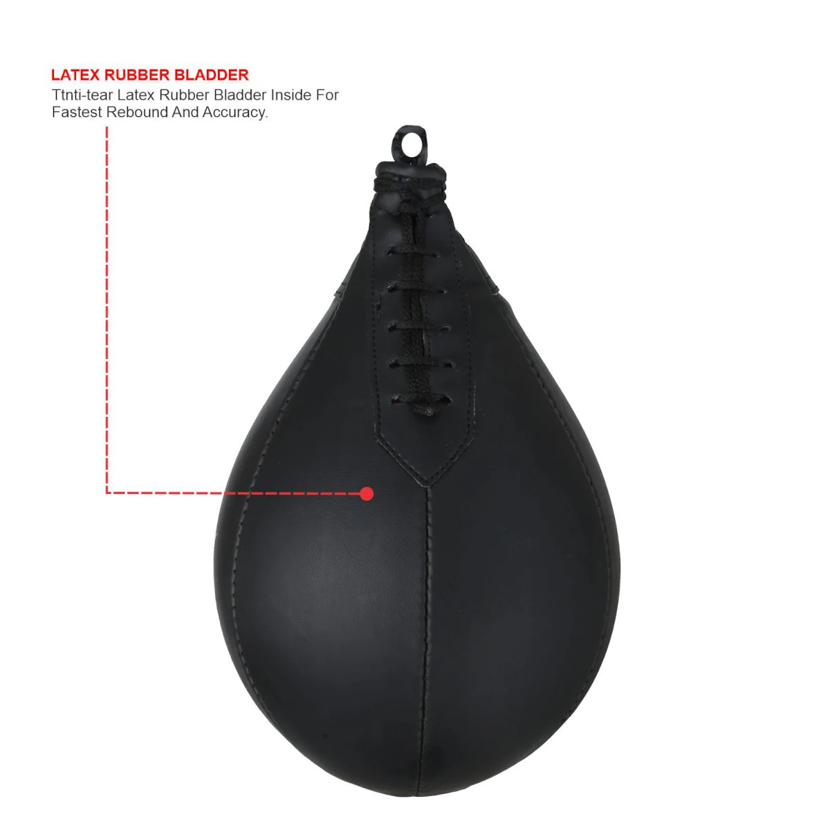 Titan Strikes speed bags for boxing with internal latex rubber bladder for fast, consistent rebounds and precision accuracy