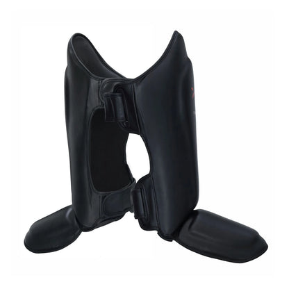 Titan strikes mma shin guards placed back to back